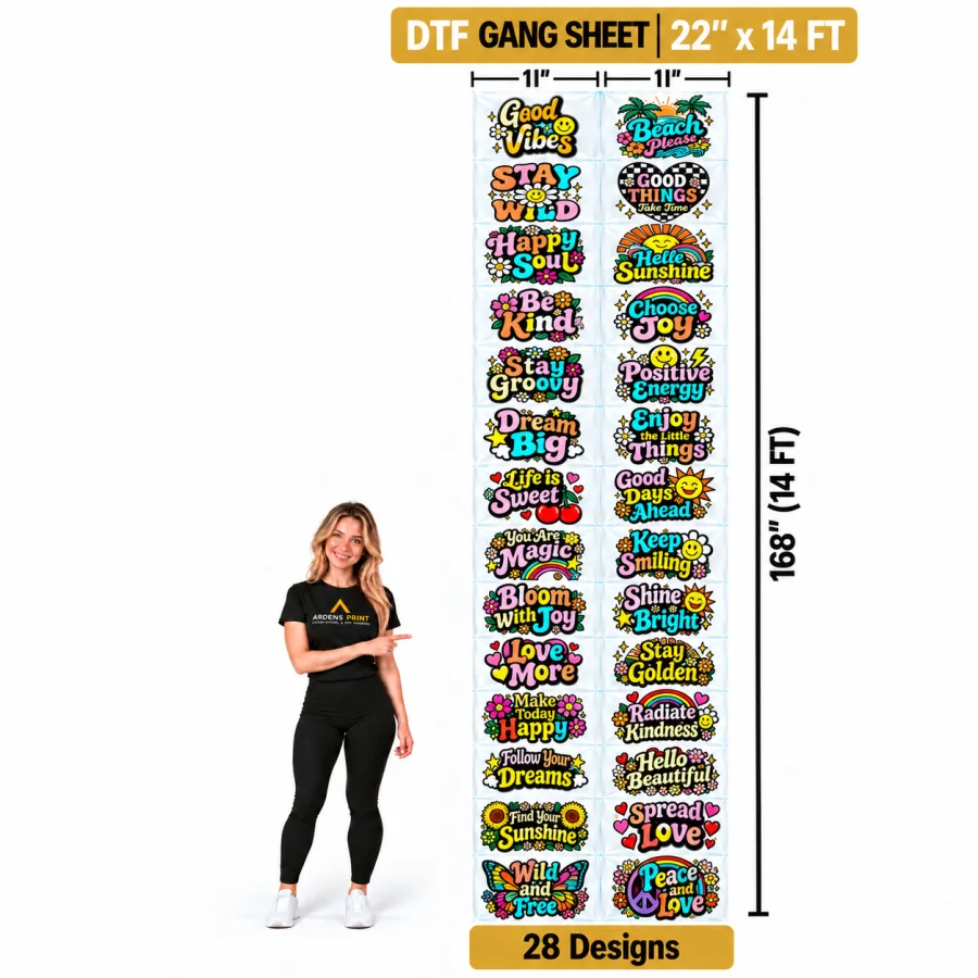14 Feet gang sheet
