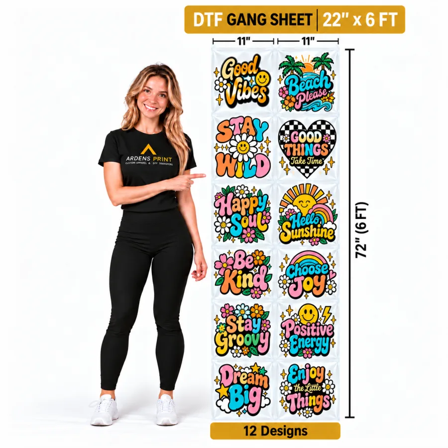 6 Feet gang sheet